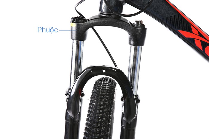 Xe Đạp Địa Hình MTB XDS Hacker 500 26 inch Size M Màu Xám - Đỏ