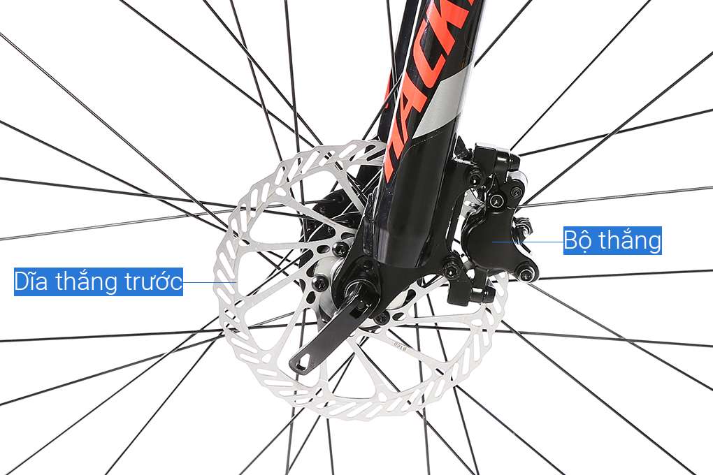 Xe Đạp Địa Hình MTB XDS Hacker 500 26 inch Size M Màu Xám - Đỏ