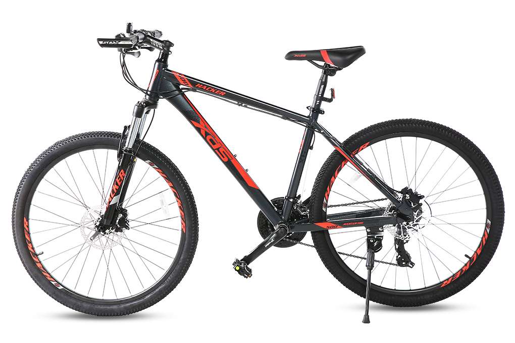 Xe Đạp Địa Hình MTB XDS Hacker 500 26 inch Size M Màu Xám - Đỏ