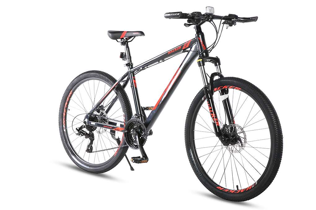 Xe Đạp Địa Hình MTB XDS Hacker 500 26 inch Size M Màu Xám - Đỏ