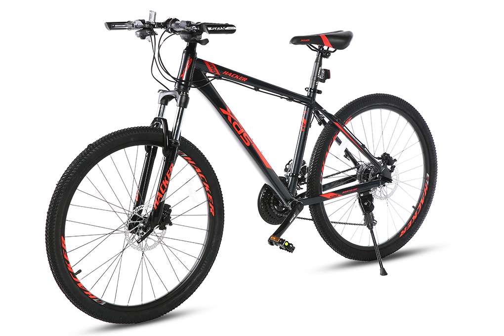 Xe Đạp Địa Hình MTB XDS Hacker 500 26 inch Size M Màu Xám - Đỏ