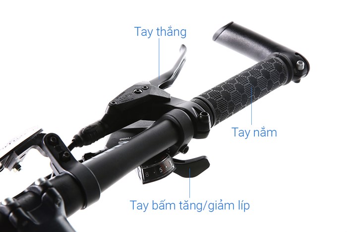 Xe Đạp Địa Hình MTB XDS Hacker 500 26 inch Size M Màu Vàng - Xanh dương