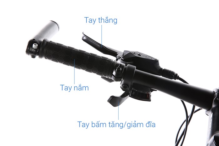 Xe Đạp Địa Hình MTB XDS Hacker 500 26 inch Size M Màu Vàng - Xanh dương