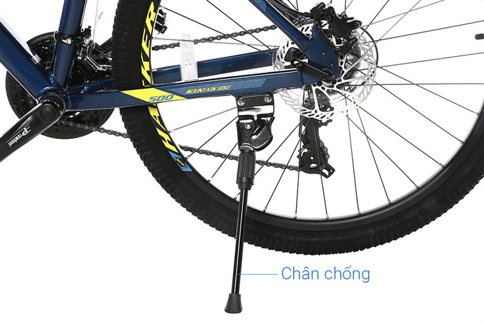 Xe Đạp Địa Hình MTB XDS Hacker 500 26 inch Size M Màu Vàng - Xanh dương