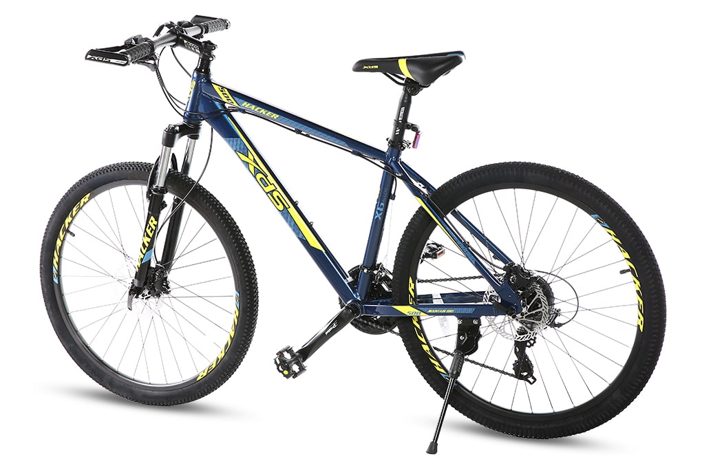 Xe Đạp Địa Hình MTB XDS Hacker 500 26 inch Size M Màu Vàng - Xanh dương
