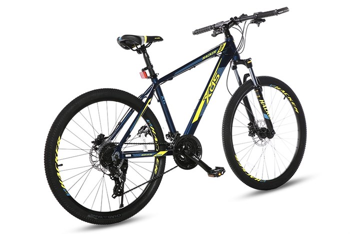 Xe Đạp Địa Hình MTB XDS Hacker 500 26 inch Size M Màu Vàng - Xanh dương