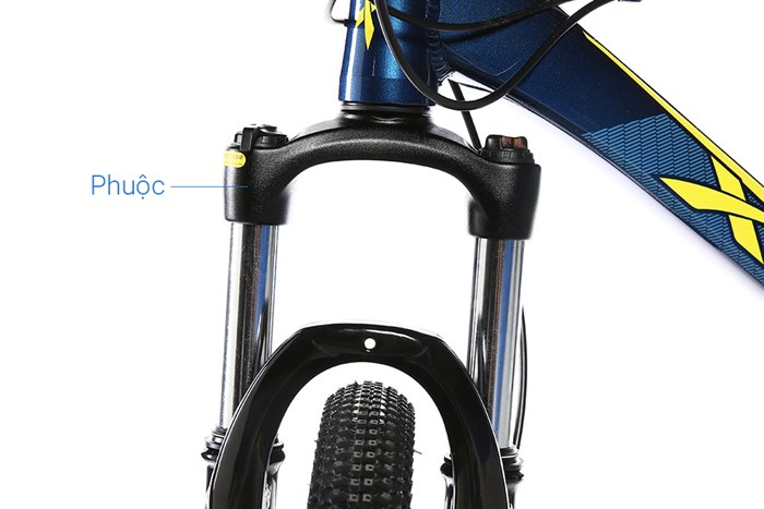 Xe Đạp Địa Hình MTB XDS Hacker 500 26 inch Size M Màu Vàng - Xanh dương