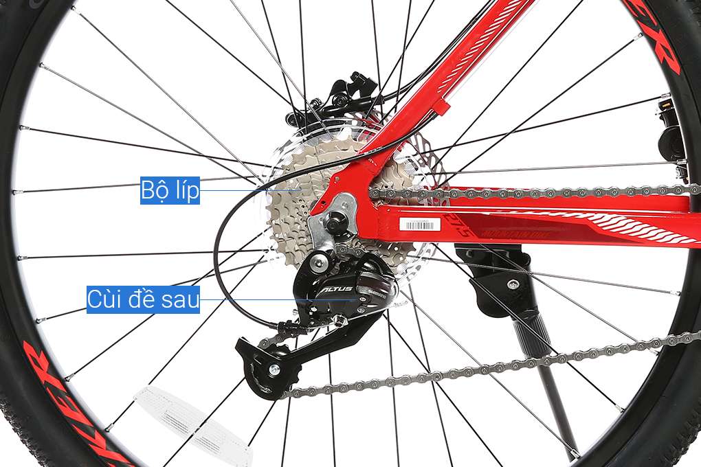Xe Đạp Địa Hình MTB XDS Hacker 680 27.5 inch Size M Màu Đỏ