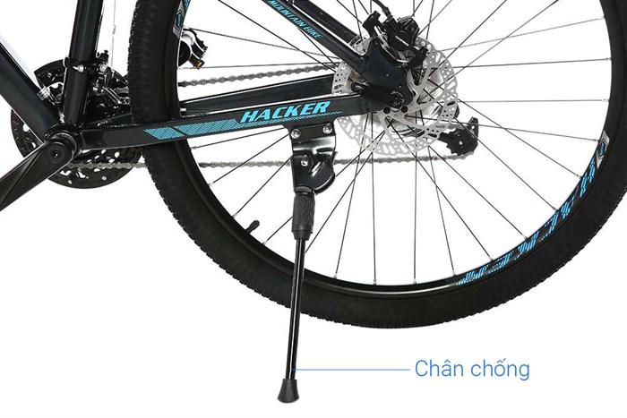 Xe Đạp Địa Hình MTB XDS Hacker 800 27.5 inch Size XS Màu Đen - xanh dương