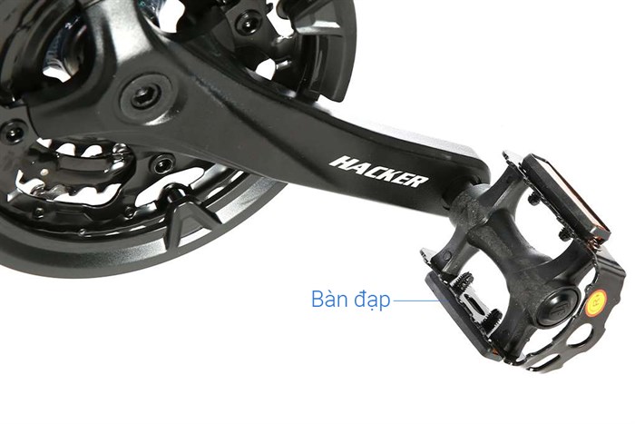 Xe Đạp Địa Hình MTB XDS Hacker 800 27.5 inch Size XS Màu Đen - Vàng