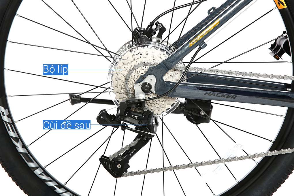 Xe Đạp Địa Hình MTB XDS Hacker 800 27.5 inch Size XS - 14