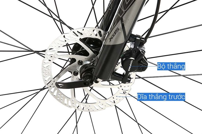 Xe Đạp Địa Hình MTB XDS Hacker 800 27.5 inch Size XS Màu Đen - Vàng