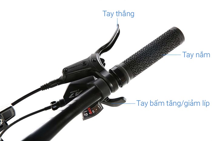 Xe Đạp Địa Hình MTB XDS Hacker 800 27.5 inch Size XS Màu Đen - Vàng