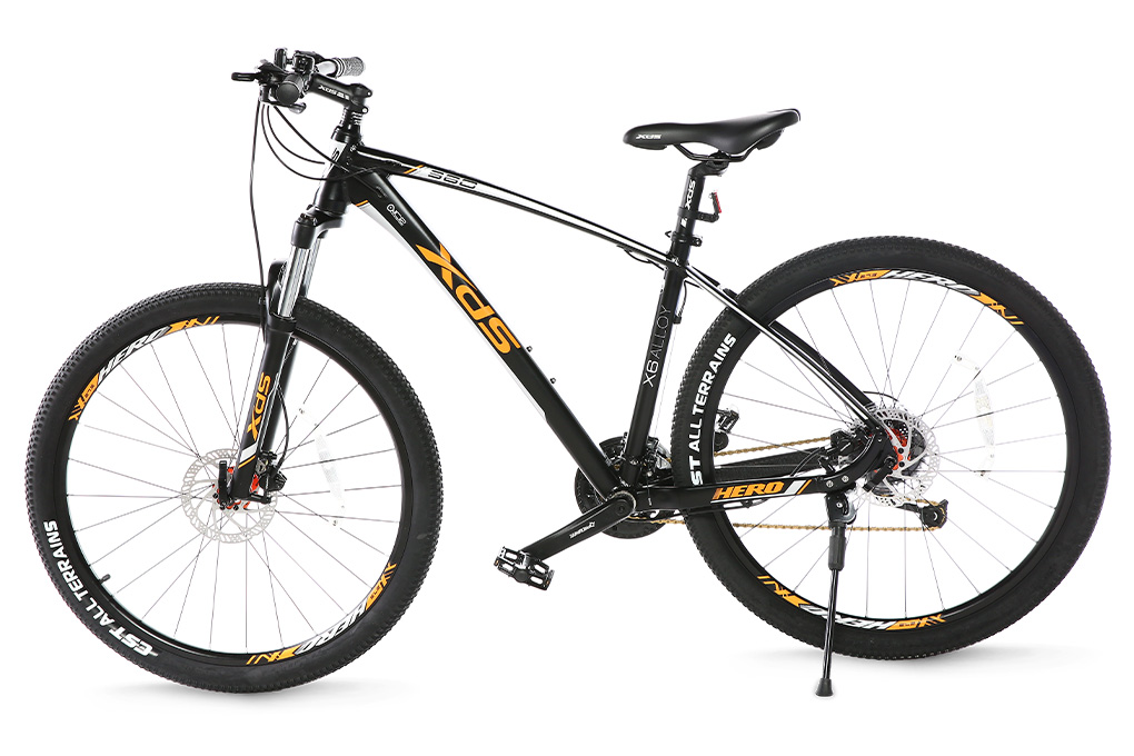 Xe Đạp Địa Hình MTB XDS Hero 380 27.5 inch Size M Màu Đen - Cam