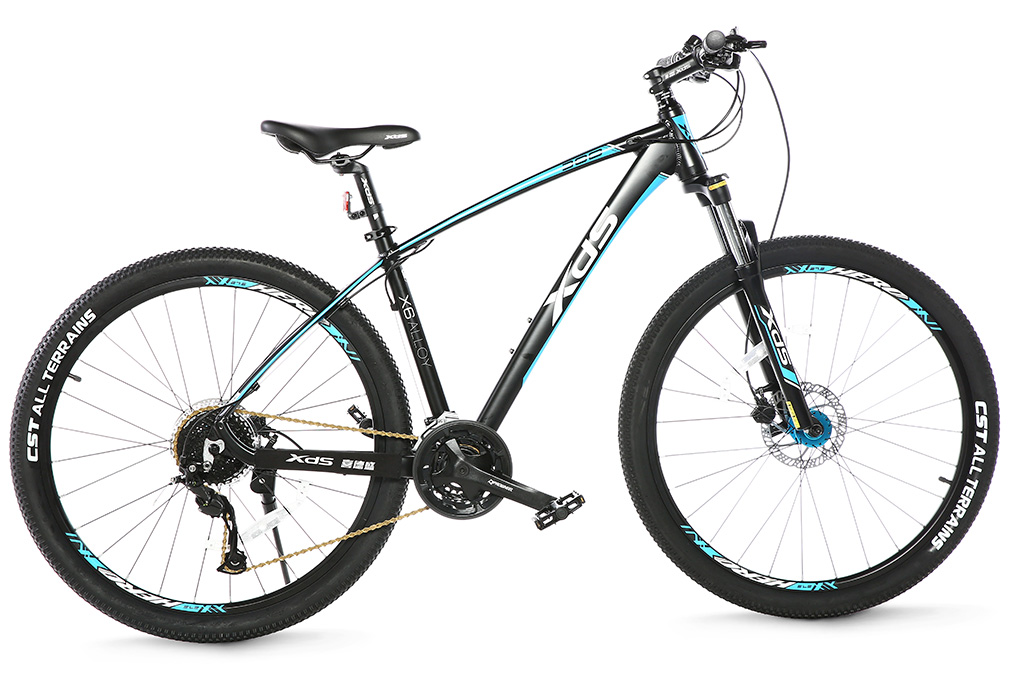 Xe Đạp Địa Hình MTB XDS Hero 380 27.5 inch Size M Màu Đen - xanh dương