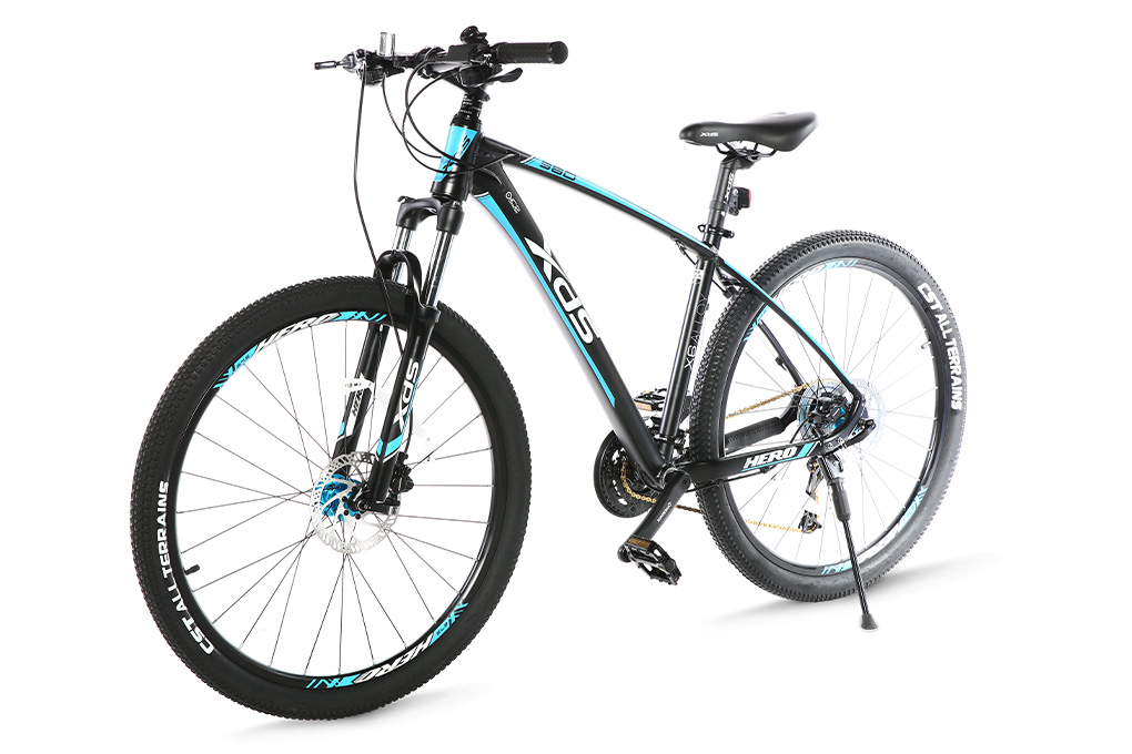 Xe Đạp Địa Hình MTB XDS Hero 380 27.5 inch Size M Màu Đen - xanh dương