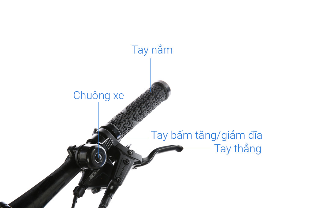 Xe Đạp Địa Hình MTB XDS Hero 380 27.5 inch Size M Màu Đen - xanh dương