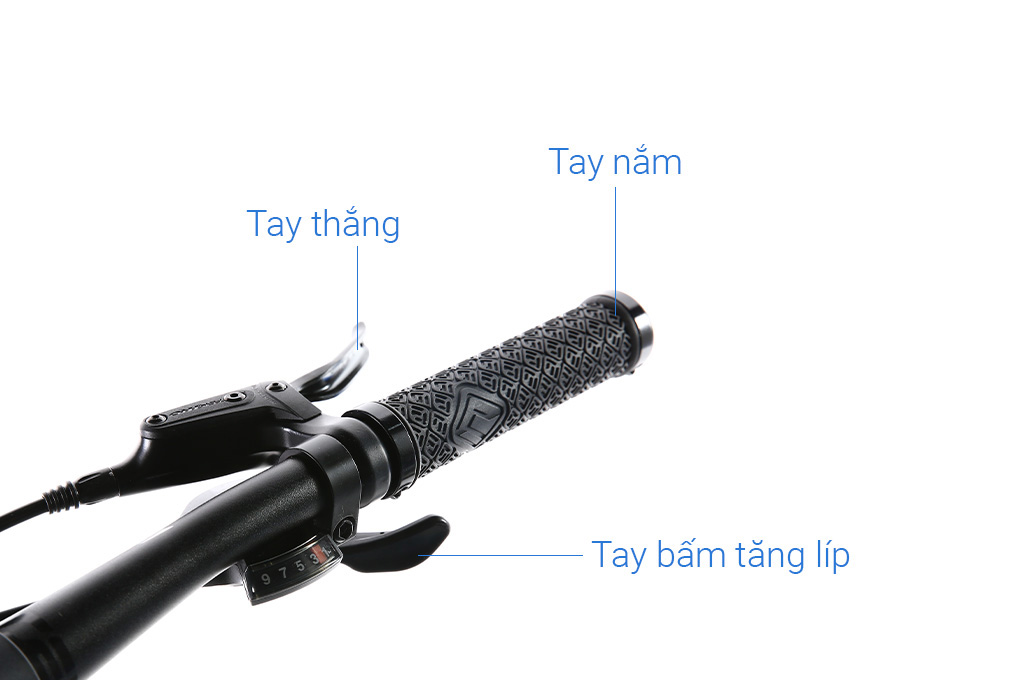 Xe Đạp Địa Hình MTB XDS Hero 380 27.5 inch Size M Màu Đen - xanh dương