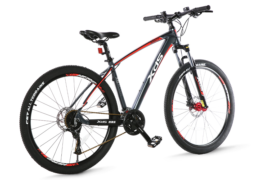Xe Đạp Địa Hình MTB XDS Hero 380 27.5 inch Size M Màu Xám - Đỏ