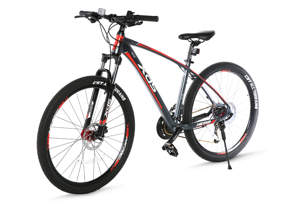 Xe Đạp Địa Hình MTB XDS Hero 380 27.5 inch Size M Màu Xám - Đỏ