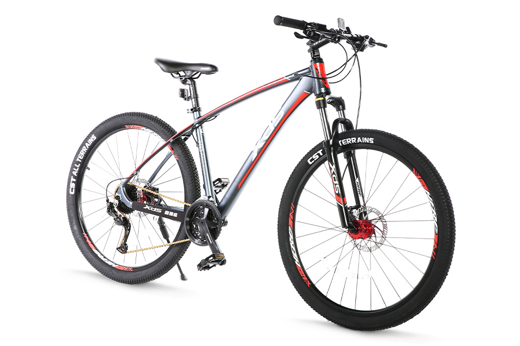 Xe Đạp Địa Hình MTB XDS Hero 380 27.5 inch Size M Màu Xám - Đỏ