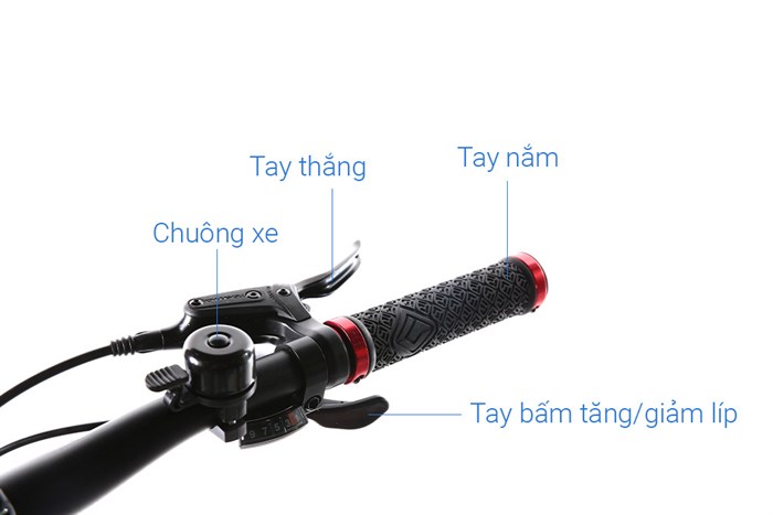 Xe Đạp Địa Hình MTB XDS Sunrising 800 Plus 27.5 inch Size M Màu Đen - Đỏ