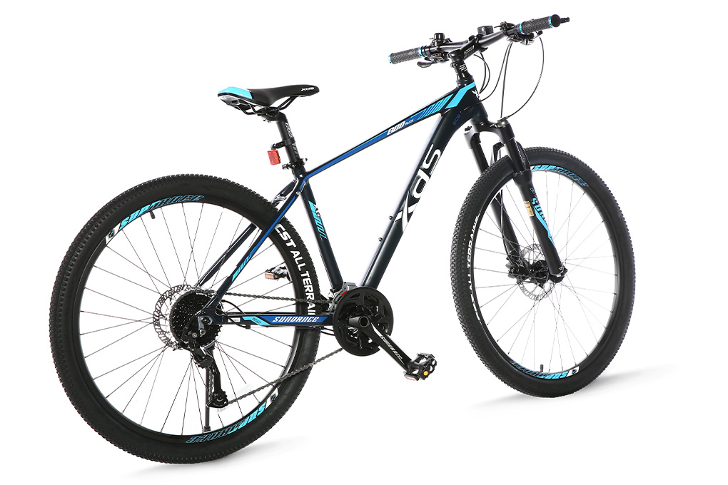 Xe Đạp Địa Hình MTB XDS Sunrising 800 Plus 27.5 inch Size M Màu Đen - xanh dương