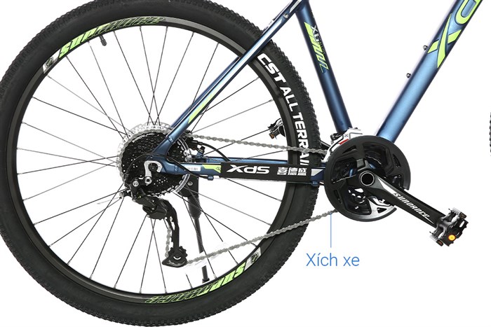 Xe Đạp Địa Hình MTB XDS Sunrising 800 Plus 27.5 inch Size M Màu Xanh