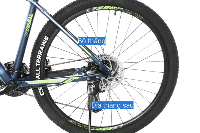 Xe Đạp Địa Hình MTB XDS Sunrising 800 Plus 27.5 inch Size M Màu Xanh
