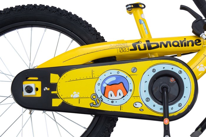 Xe Đạp Trẻ Em Chipmunk CM18-4 18 inch Màu Vàng