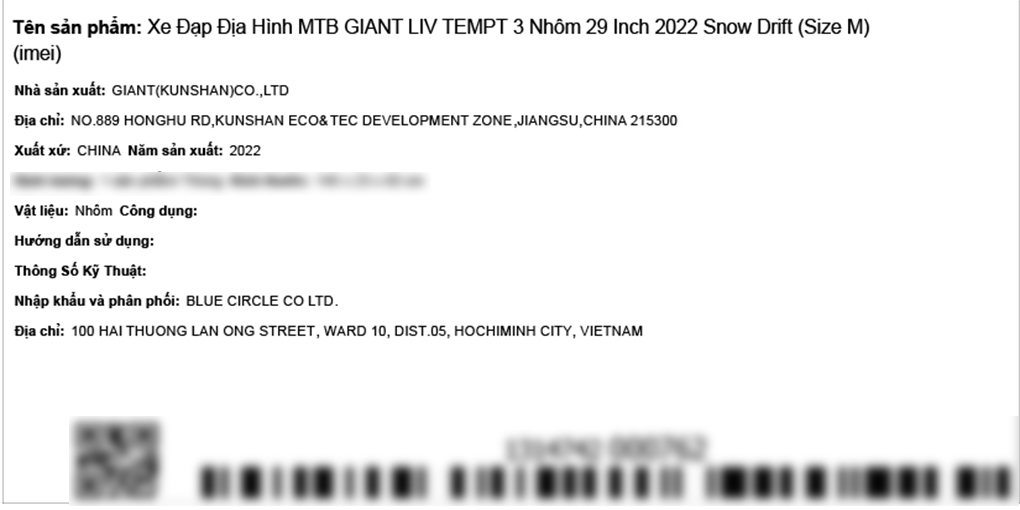 Xe Đạp Địa Hình MTB Giant LIV Tempt 3 (2022) 29 inch Size M