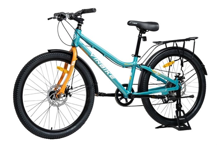 Xe Đạp Trẻ Em Vinbike Youth Rock 24 inch Màu Xanh lá