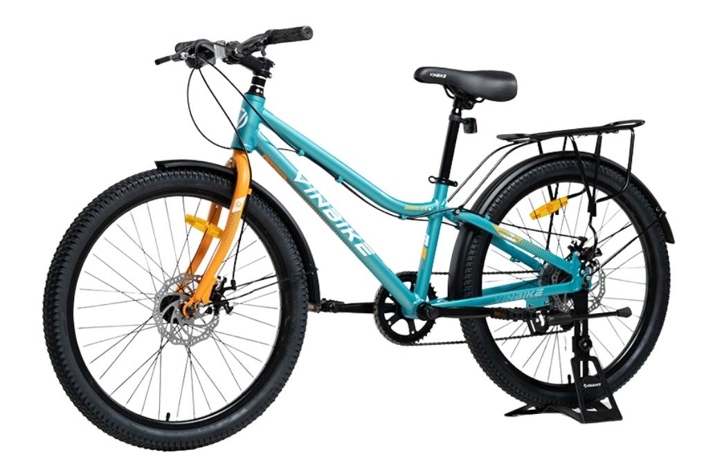 Xe Đạp Trẻ Em Vinbike Youth Rock 24 inch Màu Xanh lá