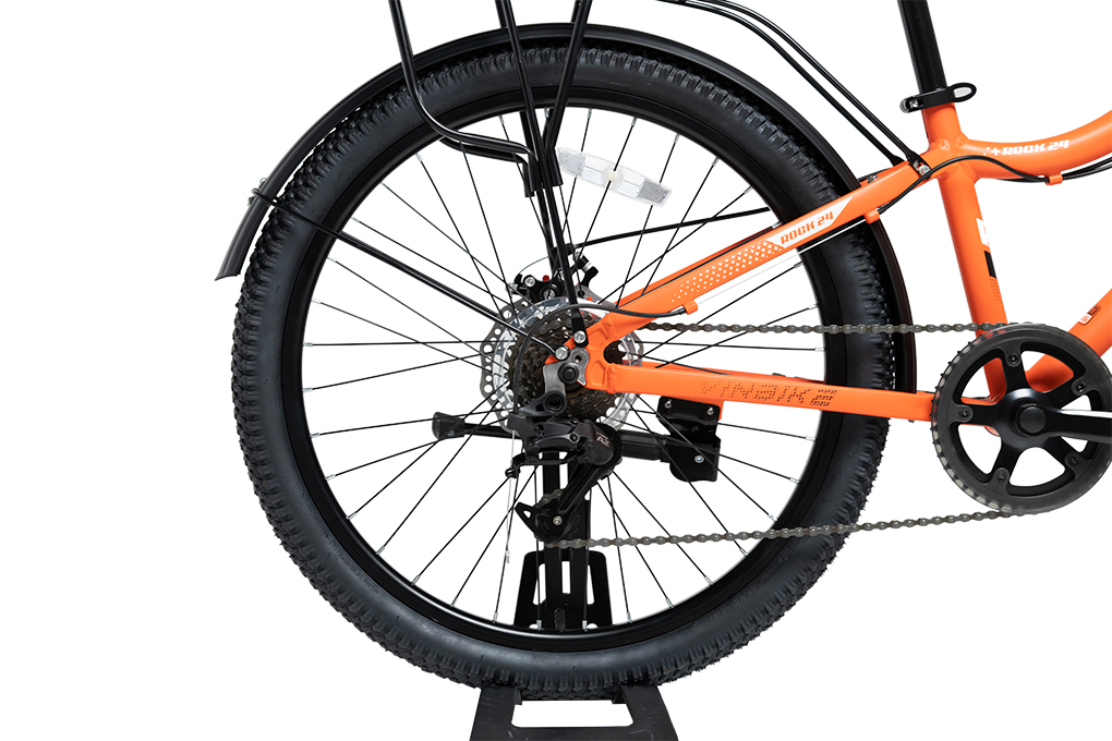 Xe Đạp Trẻ Em Vinbike Youth Rock 24 inch Màu Cam
