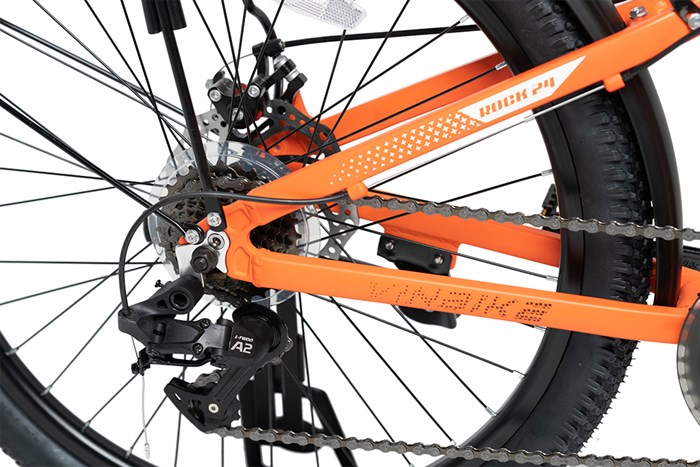Xe Đạp Trẻ Em Vinbike Youth Rock 24 inch Màu Cam