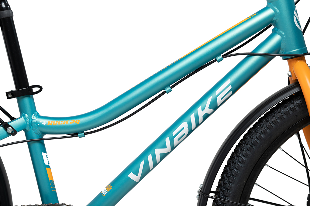 Xe Đạp Trẻ Em Vinbike Youth Rock 24 inch Màu Xanh lá