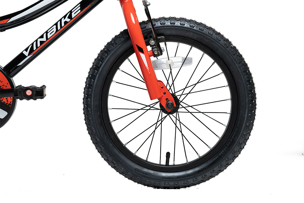 Xe Đạp Trẻ Em Vinbike Youth Prince 16 inch Màu Đen - Đỏ