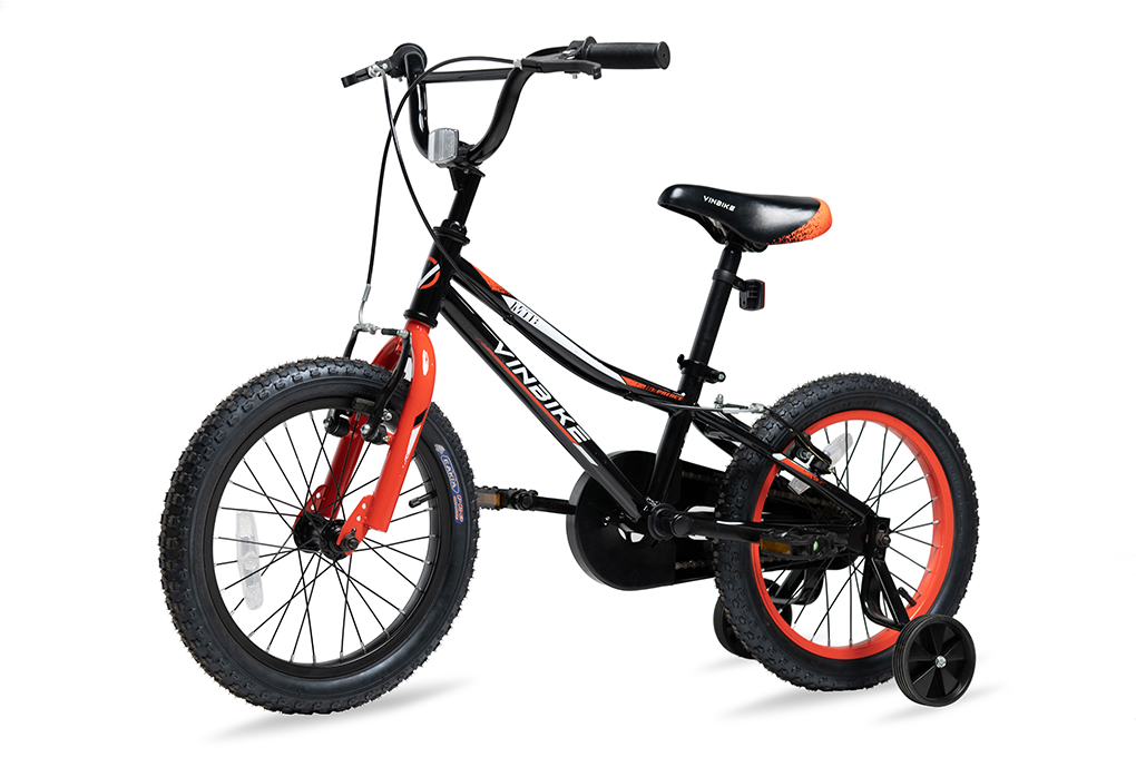 Xe Đạp Trẻ Em Vinbike Youth Prince 16 inch Màu Đen - Đỏ
