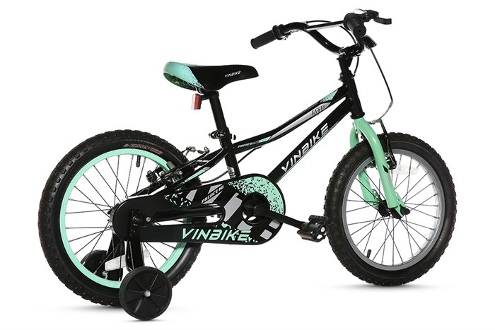 Xe Đạp Trẻ Em Vinbike Youth Prince 16 inch Màu Đen - Xanh lá