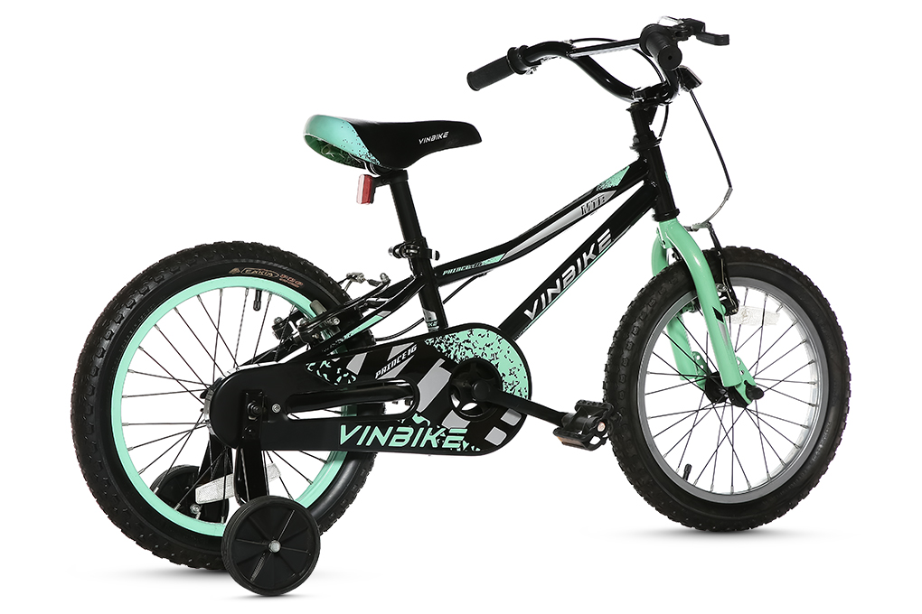 Xe Đạp Trẻ Em Vinbike Youth Prince 16 inch Màu Đen - Xanh lá