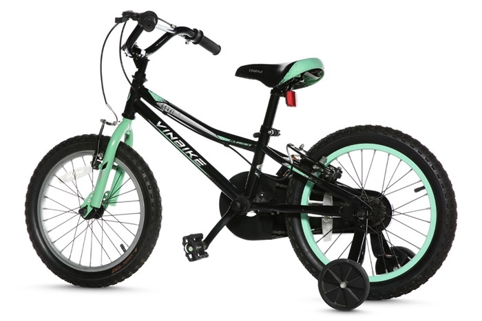 Xe Đạp Trẻ Em Vinbike Youth Prince 16 inch Màu Đen - Xanh lá