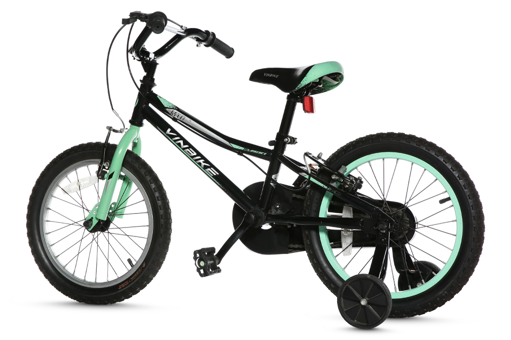 Xe Đạp Trẻ Em Vinbike Youth Prince 16 inch Màu Đen - Xanh lá