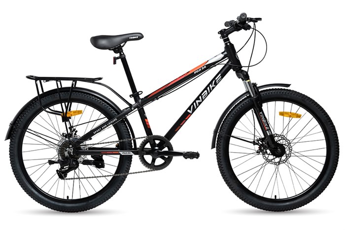 Xe Đạp Trẻ Em Vinbike Youth Fuji 24 inch Màu Đen