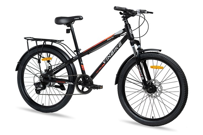 Xe Đạp Trẻ Em Vinbike Youth Fuji 24 inch Màu Đen