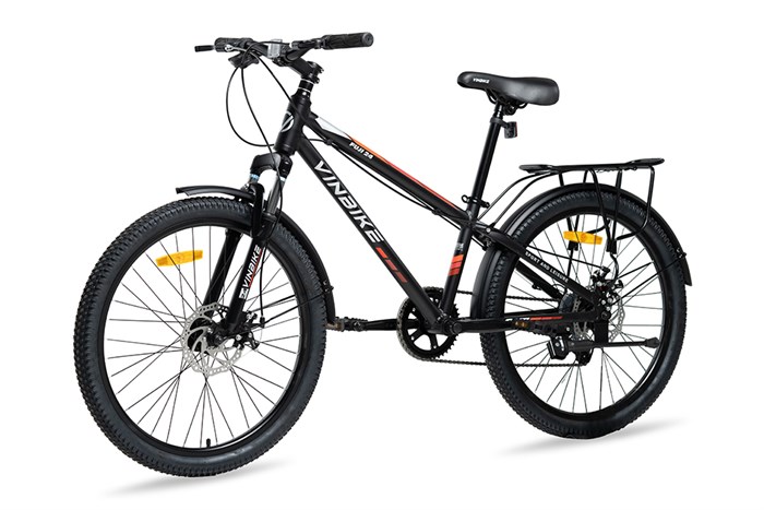 Xe Đạp Trẻ Em Vinbike Youth Fuji 24 inch Màu Đen