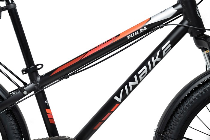 Xe Đạp Trẻ Em Vinbike Youth Fuji 24 inch Màu Đen