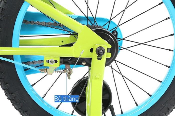 Xe Đạp Trẻ Em AVACycle Happy Fish JK902-18 18 inch Màu Xanh lá