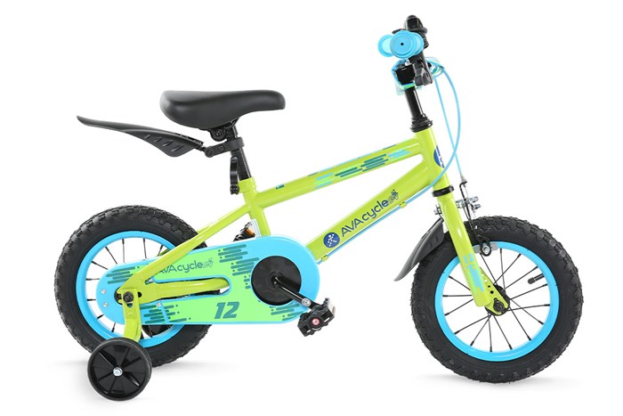 Xe Đạp Trẻ Em AVACycle Happy Fish JY902-12 12 inch Màu Xanh lá