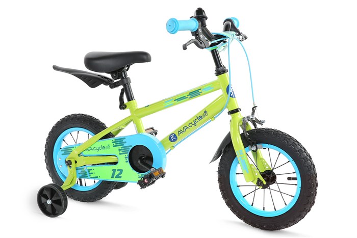 Xe Đạp Trẻ Em AVACycle Happy Fish JY902-12 12 inch Màu Xanh lá