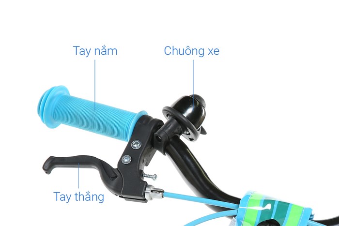 Xe Đạp Trẻ Em AVACycle Happy Fish JY902-12 12 inch Màu Xanh lá